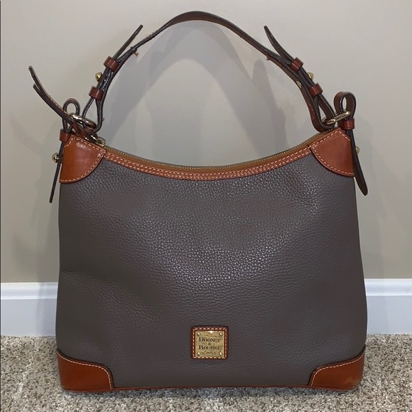 Dooney & Bourke Handbags - Dooney & Bourke gray pebble leather purse